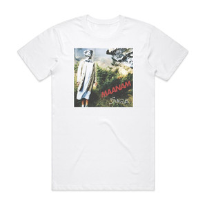 Maanam The Singles Collection 1 Album Cover T-Shirt White Maanam The Singles Collection 1 Album Cover T-Shirt White