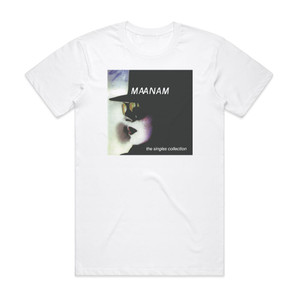 Maanam The Singles Collection Album Cover T-Shirt White Maanam The Singles Collection Album Cover T-Shirt White