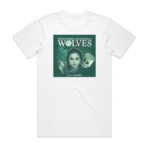 Marshmello Wolves Total Ape Remix Album Cover T-Shirt White Marshmello Wolves Total Ape Remix Album Cover T-Shirt White