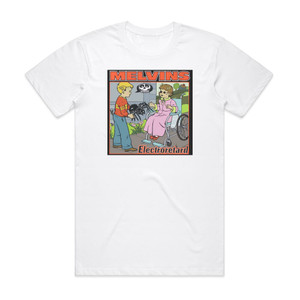 Melvins Electroretard Album Cover T-Shirt White Melvins Electroretard Album Cover T-Shirt White