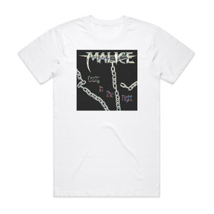 Malice Crazy In The Night Album Cover T-Shirt White Malice Crazy In The Night Album Cover T-Shirt White