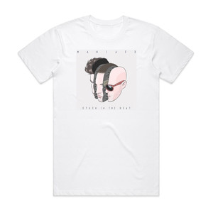 Maniacx Stuck In The Beat Album Cover T-Shirt White Maniacx Stuck In The Beat Album Cover T-Shirt White
