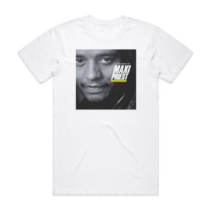 Maxi Priest The Best Of Maxi Priest Album Cover T-Shirt White Maxi Priest The Best Of Maxi Priest Album Cover T-Shirt White