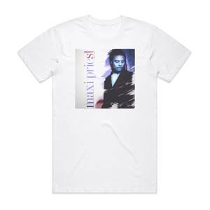 Maxi Priest Close To You Album Cover T-Shirt White Maxi Priest Close To You Album Cover T-Shirt White