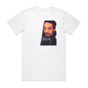 Maxi Priest Bonafide Album Cover T-Shirt White Maxi Priest Bonafide Album Cover T-Shirt White