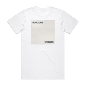 Majical Cloudz Impersonator Album Cover T-Shirt White Majical Cloudz Impersonator Album Cover T-Shirt White