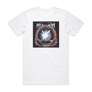Metalium Millennium Metal Chapter One Album Cover T-Shirt White Metalium Millennium Metal Chapter One Album Cover T-Shirt White