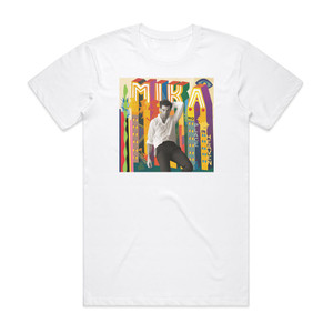 Mika No Place In Heaven Album Cover T-Shirt White Mika No Place In Heaven Album Cover T-Shirt White