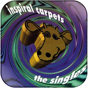Inspiral Carpets The Singles Album Cover Sticker Inspiral Carpets The Singles Album Cover Sticker