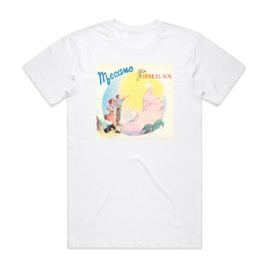 Mecano Ya Viene El Sol Album Cover T-Shirt White Mecano Ya Viene El Sol Album Cover T-Shirt White