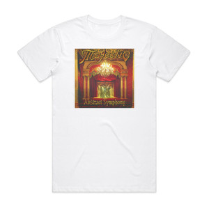 Majestic Abstract Symphony Album Cover T-Shirt White Majestic Abstract Symphony Album Cover T-Shirt White
