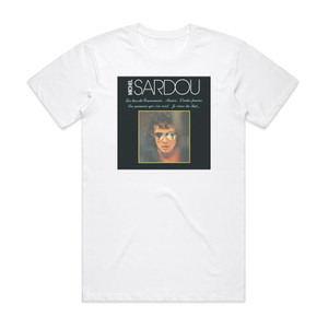 Michel Sardou Les Lacs Du Connemara Album Cover T-Shirt White Michel Sardou Les Lacs Du Connemara Album Cover T-Shirt White