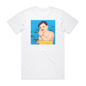 Muslimgauze Narcotic Album Cover T-Shirt White Muslimgauze Narcotic Album Cover T-Shirt White