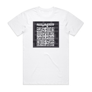 Muslimgauze Lazhareem Ul Leper Album Cover T-Shirt White Muslimgauze Lazhareem Ul Leper Album Cover T-Shirt White