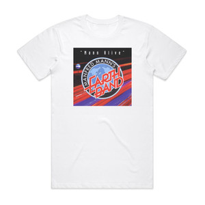Manfred Mann Earth Band Mann Alive Album Cover T-Shirt White