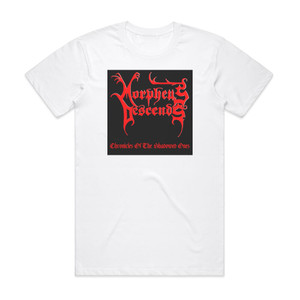 Morpheus Descends Chronicles Of The Shadowed Ones Album Cover T-Shirt White