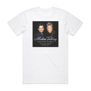 Modern Talking The Final Album Album Cover T-Shirt White Modern Talking The Final Album Album Cover T-Shirt White