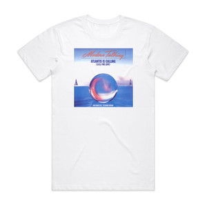 Modern Talking Atlantis Is Calling Sos For Love Album Cover T-Shirt White Modern Talking Atlantis Is Calling Sos For Love Album Cover T-Shirt White