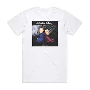 Modern Talking Alone The 8Th Album Album Cover T-Shirt White Modern Talking Alone The 8Th Album Album Cover T-Shirt White