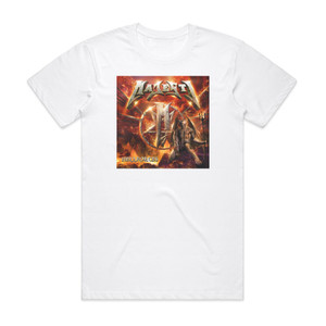 Majesty Hellforces Album Cover T-Shirt White Majesty Hellforces Album Cover T-Shirt White
