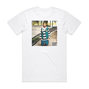 Mikey Rocks The Rocks Report Album Cover T-Shirt White Mikey Rocks The Rocks Report Album Cover T-Shirt White