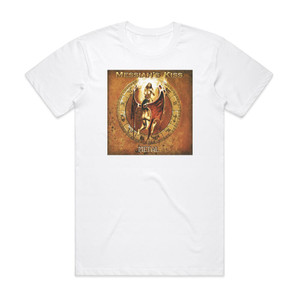 Messiahs Kiss Metal Album Cover T-Shirt White Messiahs Kiss Metal Album Cover T-Shirt White