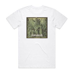 Malevolence Reign Of Suffering Album Cover T-Shirt White Malevolence Reign Of Suffering Album Cover T-Shirt White