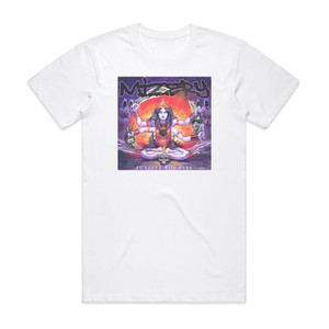 Mizery Survive The Vibe Album Cover T-Shirt White Mizery Survive The Vibe Album Cover T-Shirt White