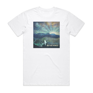Macca Better World Album Cover T-Shirt White Macca Better World Album Cover T-Shirt White