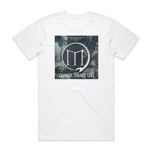M3 Classic Snake Live Album Cover T-Shirt White M3 Classic Snake Live Album Cover T-Shirt White