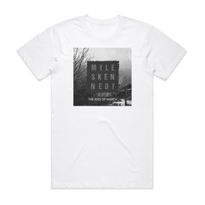 Myles Kennedy The Ides Of March Album Cover T-Shirt White Myles Kennedy The Ides Of March Album Cover T-Shirt White