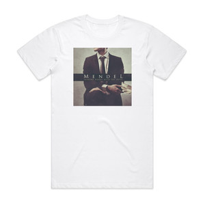 Mendel Shaking Hands With The Devil Album Cover T-Shirt White Mendel Shaking Hands With The Devil Album Cover T-Shirt White