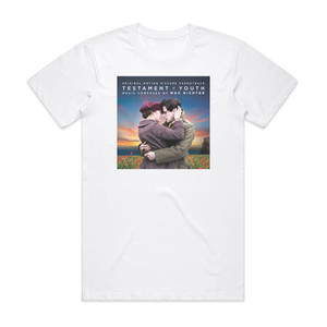 Max Richter Testament Of Youth Album Cover T-Shirt White Max Richter Testament Of Youth Album Cover T-Shirt White