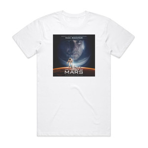 Max Richter Last Days On Mars Album Cover T-Shirt White Max Richter Last Days On Mars Album Cover T-Shirt White
