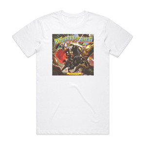 Molly Hatchet Lightning Strikes Twice Album Cover T-Shirt White Molly Hatchet Lightning Strikes Twice Album Cover T-Shirt White