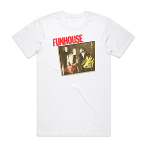 Marius Mullers Funhouse Funhouse Album Cover T-Shirt White
