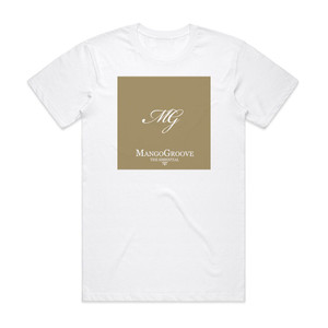 Mango Groove The Essential Album Cover T-Shirt White Mango Groove The Essential Album Cover T-Shirt White