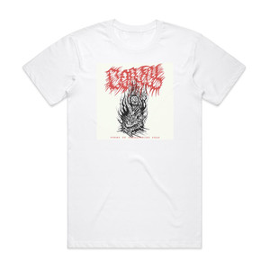 Mortal Wound Forms Of Unreasoning Fear Album Cover T-Shirt White Mortal Wound Forms Of Unreasoning Fear Album Cover T-Shirt White