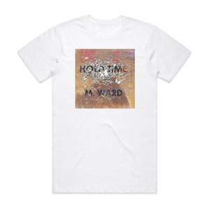 M Ward Hold Time Album Cover T-Shirt White