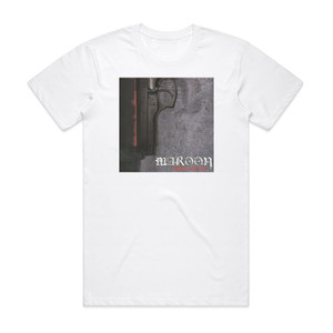 Maroon Endorsed By Hate Album Cover T-Shirt White Maroon Endorsed By Hate Album Cover T-Shirt White