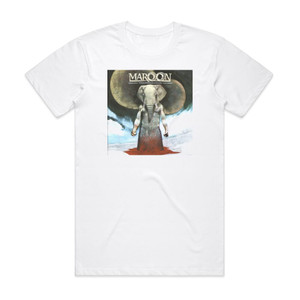 Maroon When Worlds Collide Album Cover T-Shirt White Maroon When Worlds Collide Album Cover T-Shirt White