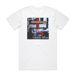 Medication Prince Valium Album Cover T-Shirt White Medication Prince Valium Album Cover T-Shirt White