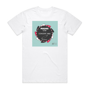 Magma Les Voix Concert 1992 Douarnenez Album Cover T-Shirt White Magma Les Voix Concert 1992 Douarnenez Album Cover T-Shirt White