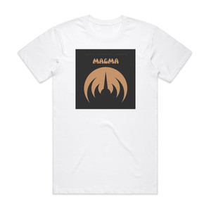 Magma Mkank Dstrukt Kmmandh 1 Album Cover T-Shirt White Magma Mkank Dstrukt Kmmandh 1 Album Cover T-Shirt White