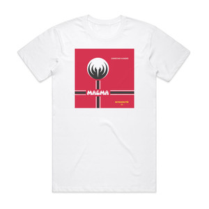 Magma Retrospektw Iii Album Cover T-Shirt White Magma Retrospektw Iii Album Cover T-Shirt White