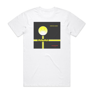 Magma Retrospektw I Ii Album Cover T-Shirt White Magma Retrospektw I Ii Album Cover T-Shirt White