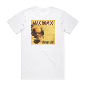 Max Romeo Best Of Album Cover T-Shirt White Max Romeo Best Of Album Cover T-Shirt White