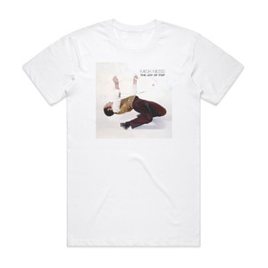 Mick Ness The Joy Of Pop Album Cover T-Shirt White Mick Ness The Joy Of Pop Album Cover T-Shirt White