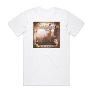 Moongates Guardian In The Beginning Album Cover T-Shirt White Moongates Guardian In The Beginning Album Cover T-Shirt White