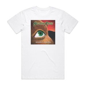 Meliah Rage Barely Human Album Cover T-Shirt White Meliah Rage Barely Human Album Cover T-Shirt White